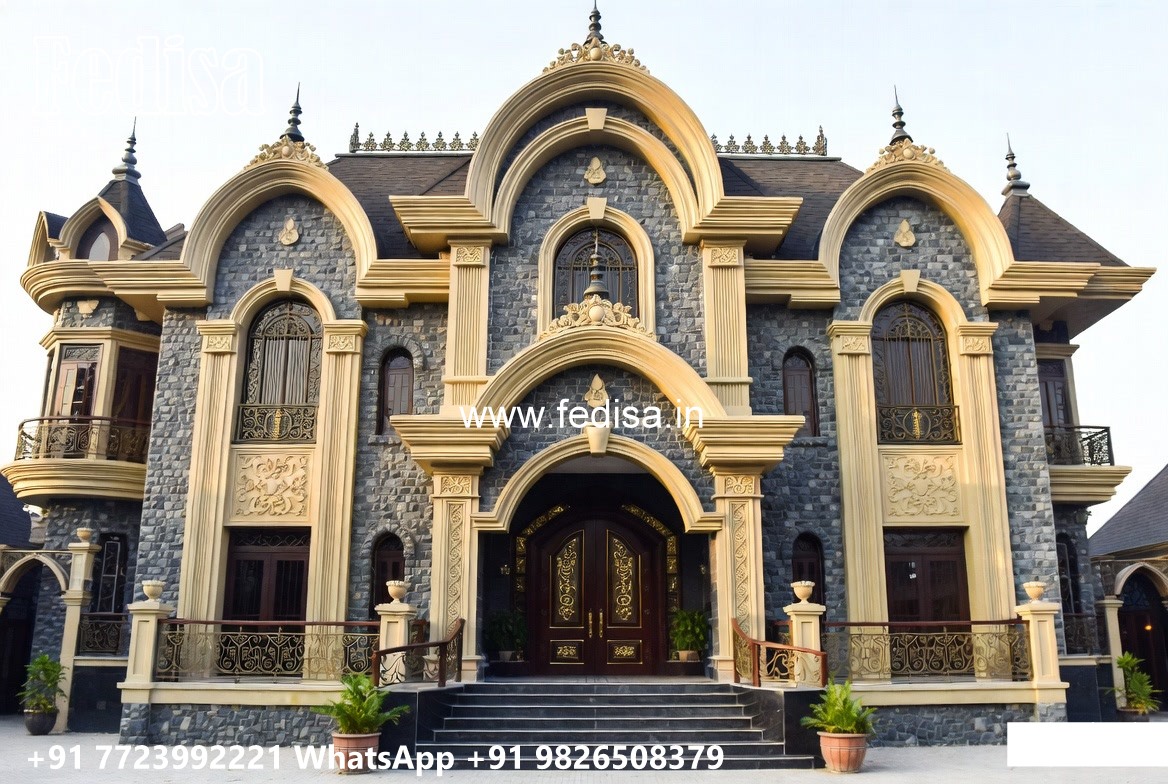 Classic Villa Design with Rich Elegant Architecture No-9886