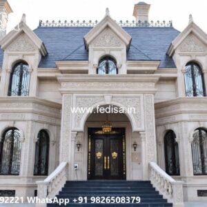 Classic Villa Design with Beautiful Marble Details No-9890