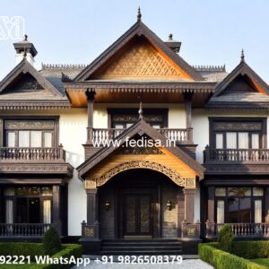 Luxury House Design with Stylish Front Elevation No-9952