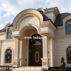 Luxury House Design with Beautiful Exterior Walls No-9993