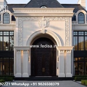 Luxury House Design with Elegant Front Yard Ideas No-10012