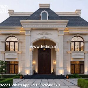 Elegant Classic House Design with Vintage Charm No-10070