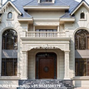 Classic House Design with Elegant Window Designs No-10089