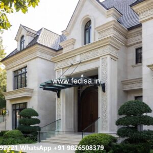 Classic House Design with Beautiful Stone Cladding No-10117