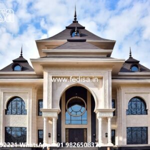 Classic House Design with Beautiful Exterior Walls No-10134