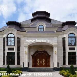 Classic House Design with Stylish Royal Interiors No-10138