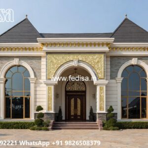 Classic House Design with Premium Garden Landscape No-10166
