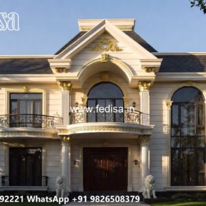 Classic House Design with Decorative Entry Door Ideas No-10167