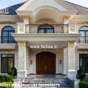 Classic House Design with Grand Living Room Concepts No-10185