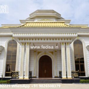 Elegant Classic Villa Design with Grand Entrance No-10228