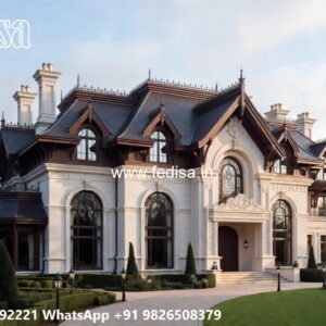 Classic Villa Design with Beautiful Terrace Spaces No-10234