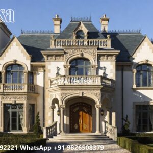Classic Villa Design with Stylish Outdoor Lighting No-10251