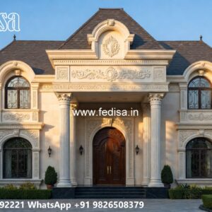 Classic Villa Design with Beautiful Exterior Walls No-10264