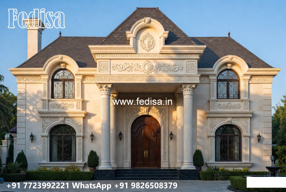 Classic Villa Design with Beautiful Exterior Walls No-10264