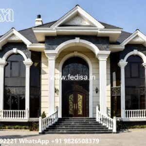 Classic Villa Design with Stylish Royal Interiors No-10277