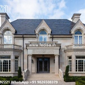 Classic Villa Design with Grand Staircase Inspiration No-10288