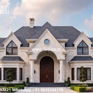 Classic Villa Design with Elegant Front Elevation No-10291