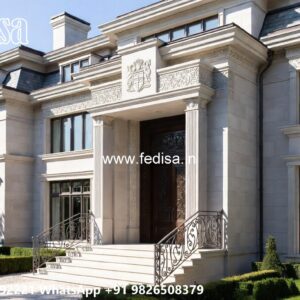 Classic Villa Design with Beautiful Villa Landscaping No-10300