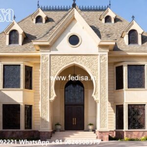 Classic Villa Design with Artistic Wall Decor Ideas No-10312