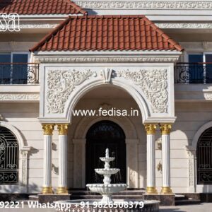 Classic Villa Design with Elegant Outdoor Garden No-10313