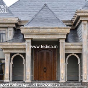 Classic Villa Design with Beautiful Ceiling Details No-10328