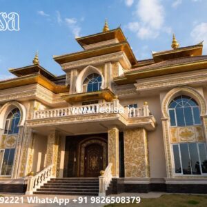 Luxury House Design with Spacious Living Room Ideas No-10369