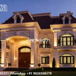 Luxury House Design with Double Height Living Area No-10380
