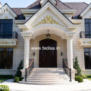 Luxury House Design with Elegant Marble Flooring No-10405
