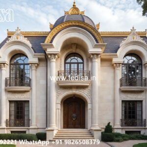 Modern Luxury House Design with Glass Facade No-10411