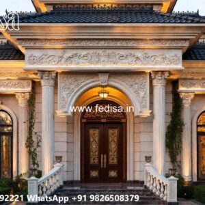 Luxury House Design with Stylish Modular Kitchen No-10427