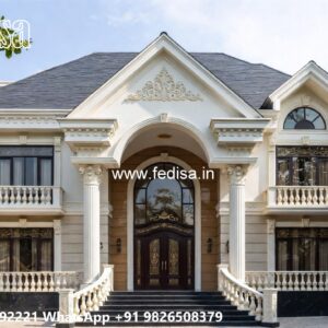 Luxury House Design with Beautiful Balcony Decor No-10431