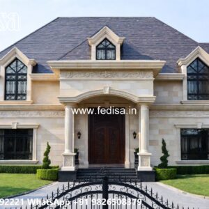Classic House Design with Grand Front Elevation No-10510