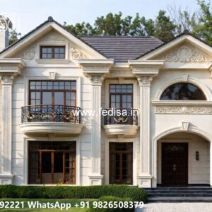 Elegant Classic House Design with Vintage Charm No-10520