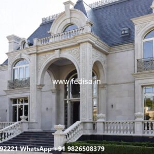 Classic House Design with Decorative Pillar Concepts No-10523