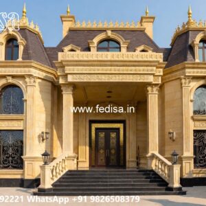 Classic House Design with Beautiful Staircase Ideas No-10530