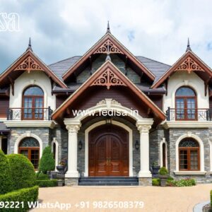 Classic House Design with Artistic Decorative Elements No-10550