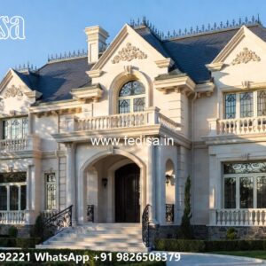 Classic House Design with Beautiful Stone Cladding No-10567