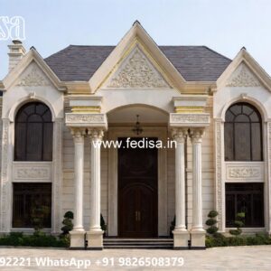 Classic House Design with Beautiful Exterior Walls No-10584