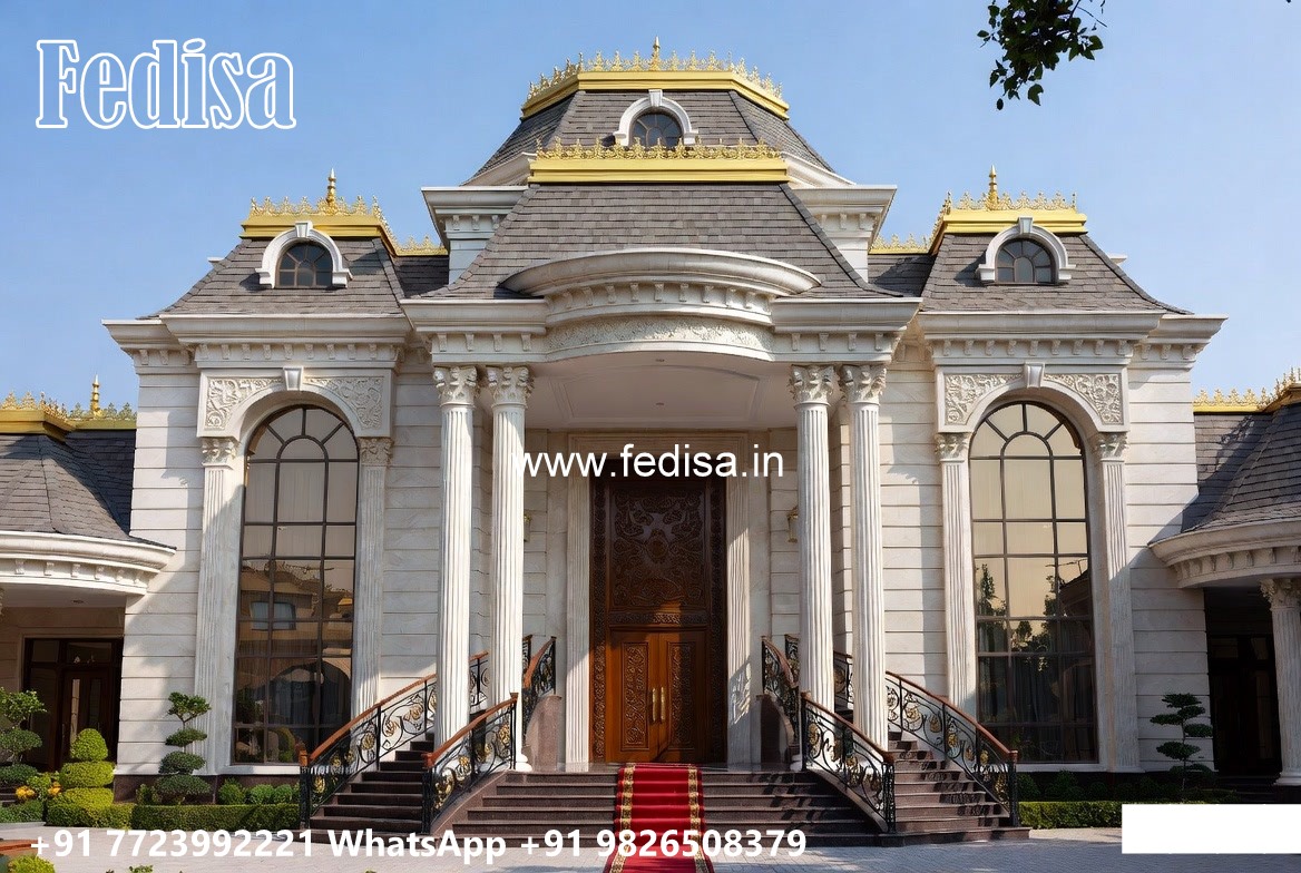 Classic House Design with Elegant Glass Windows No-10587