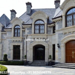 Classic House Design with Stylish Royal Interiors No-10588