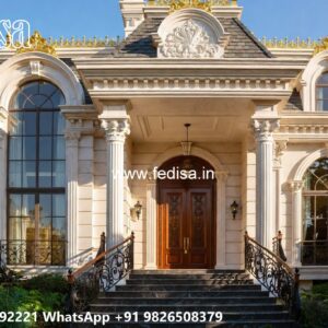Classic House Design with Rich Marble Decor No-10606