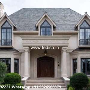 Classic House Design with Decorative Pillar Beauty No-10629