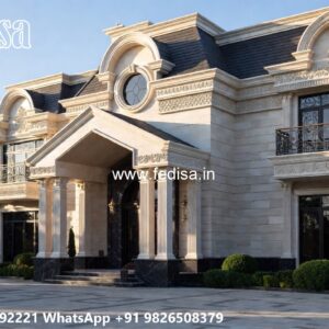 Classic House Design with Grand Living Room Concepts No-10635