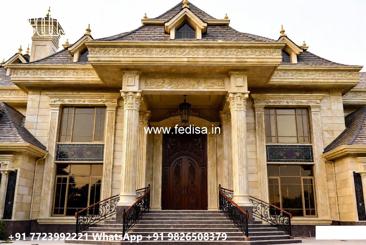 Classic House Design with Traditional Decorative Details No-10648