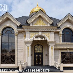 Classic Villa Design with Beautiful Garden Landscape No-10660