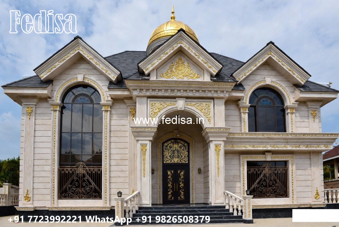 Classic Villa Design with Beautiful Garden Landscape No-10660