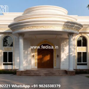Classic Villa Design with Decorative Pillar Details No-10664