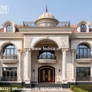 Elegant Classic Villa Design with Marble Finishes No-10665
