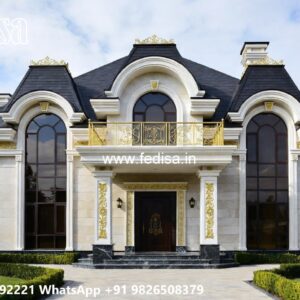 Luxury Classic Villa Design with Elegant Hall Ideas No-10685