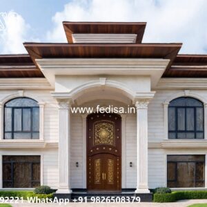 Classic Villa Design with Decorative Wall Textures No-10696